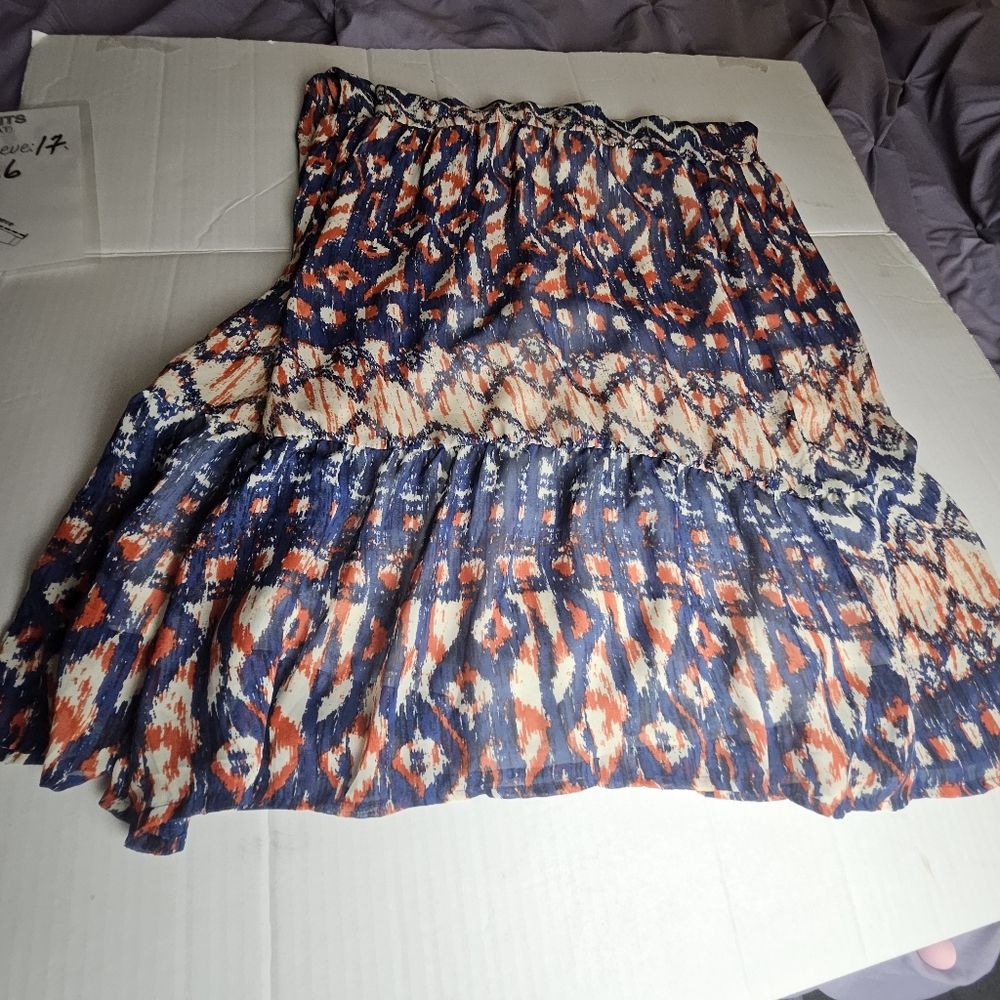 CATO WOMEN Flowing Multicolor Sun Dress Size 14 - Picture 5 of 11